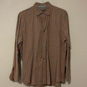 Johnston & Murphy Long Sleeve Button Down Shirt